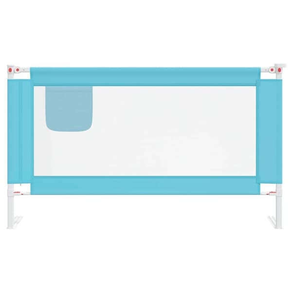 vidaXL sengehest 140x25 cm stof blå