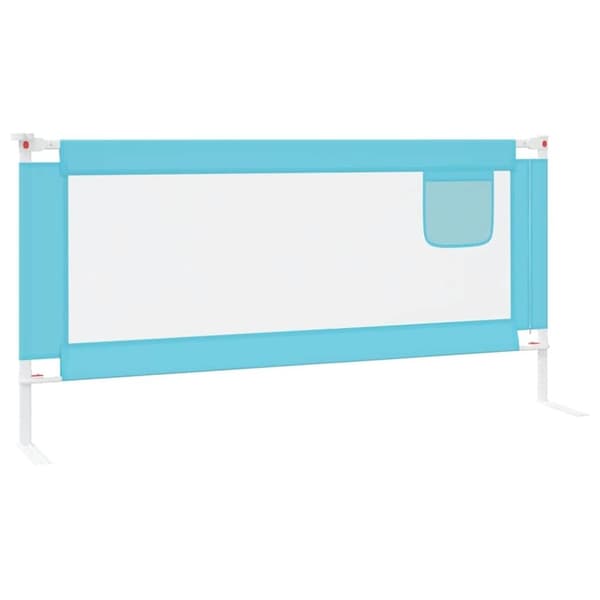 vidaXL sengehest 190x25 cm stof blå