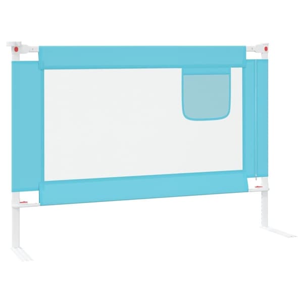 vidaXL Sengehest småbarn blå 90x25 cm stoff