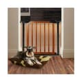 Miniatyrbild 4 av 4: SPRINGOS Baby Safety Gate - Brun-Svart - 75-96cm - Tryck - Förlängning ingår