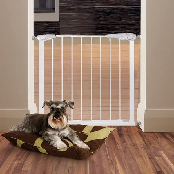 SPRINGOS Baby Safety Gate - Dörrar och trappor - Bredd 76-113 cm - Självstängande