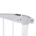 Miniatyrbild 3 av 4: SPRINGOS® Baby Safety Gate - Trappor, Dörrar 76-92 cm - Metall + Plast - Självstängande - Vit