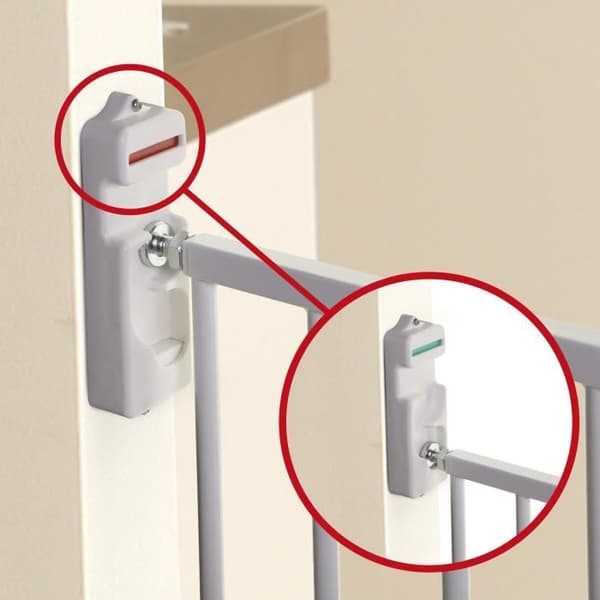 Dreambaby Safety Barriere Broadway Gro-Gate extra-stort och extra-gare (för 76-134 cm), vit