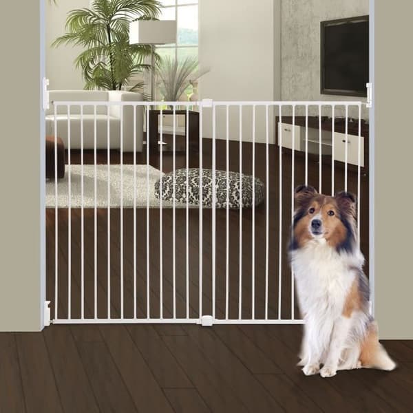 Dreambaby Safety Barriere Broadway Gro-Gate extra-stort och extra-gare (för 76-134 cm), vit