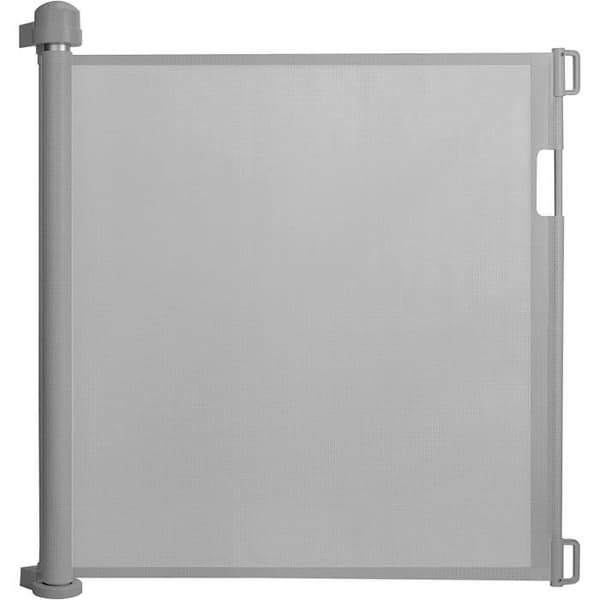 YUENFONG Stair Safety Gate utdragbar 0-150 cm - för spädbarn och husdjur, grå