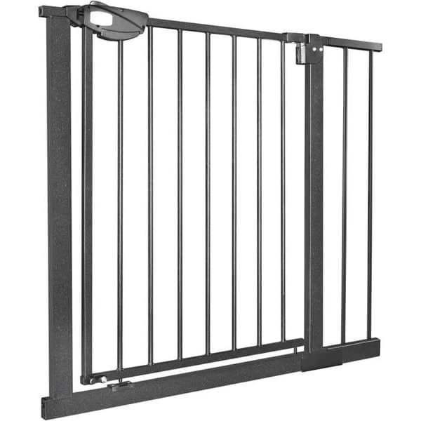 YUENFONG Stair Safety Gate No Drilling, Bredd: 85-95cm, 180° öppning, Svart