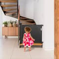 Miniatyrbild 3 av 4: YUENFONG Stair Safety Gate utdragbar 0-180cm - för spädbarn och husdjur, svart