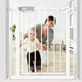Miniatyrbild 4 av 4: YUENFONG Stair Safety Gate No Drilling - Bredd: 85-95cm - 180° öppning - Vit