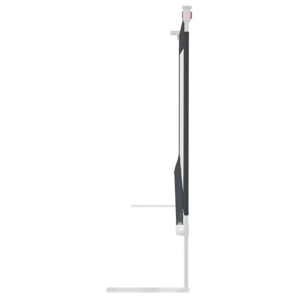 vidaXL Sängskena för barn mörkgrå 200x25 cm tyg -  Säkerhetsspjälor