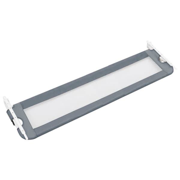 vidaXL Turvalaita sänkyyn harmaa 120x42 cm polyesteri -  Vauvan turvakaiteet