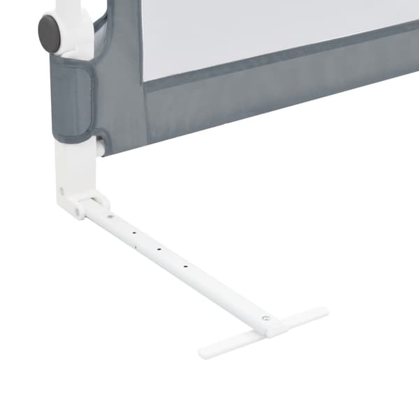 vidaXL Turvalaita sänkyyn harmaa 120x42 cm polyesteri -  Vauvan turvakaiteet