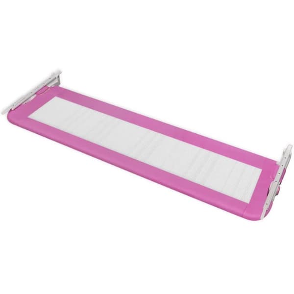 vidaXL Turvalaita sänkyyn 2 kpl vaaleanpunainen 150x42 cm -  Vauvan turvakaiteet