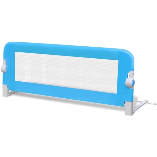 vidaXL Sängskena för barnsäng 102 x 42 cm blå -  Säkerhetsspjälor