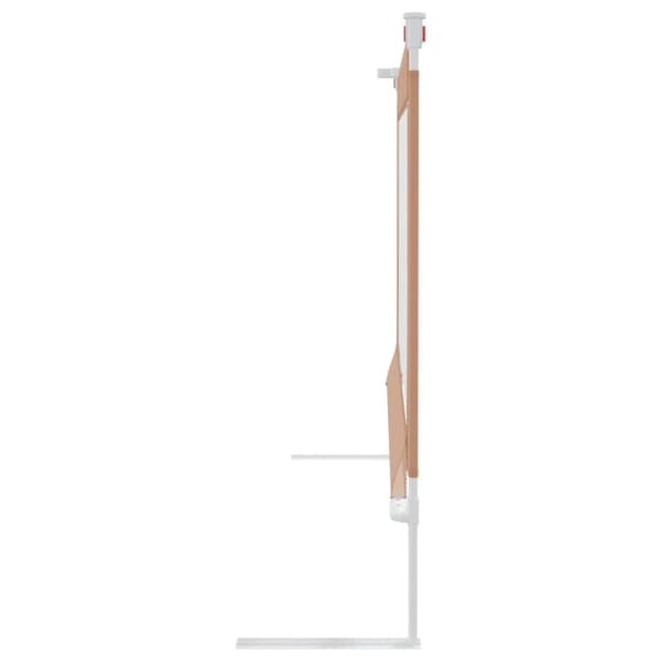 vidaXL sengehest til børneseng 200x25 cm stof gråbrun -  Sengeheste