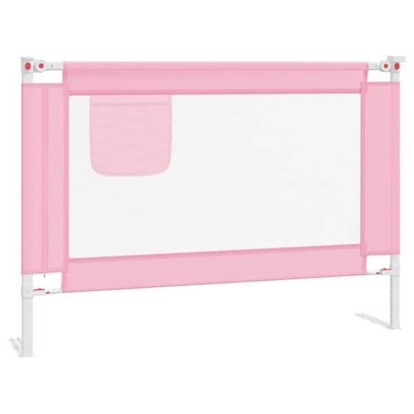 vidaXL Turvalaita sänkyyn pinkki 90x25 cm kangas -  Vauvan turvakaiteet