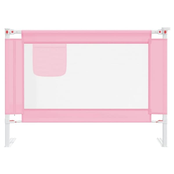 vidaXL Turvalaita sänkyyn pinkki 90x25 cm kangas -  Vauvan turvakaiteet