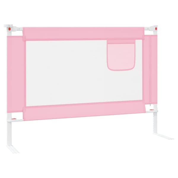 vidaXL Turvalaita sänkyyn pinkki 90x25 cm kangas -  Vauvan turvakaiteet
