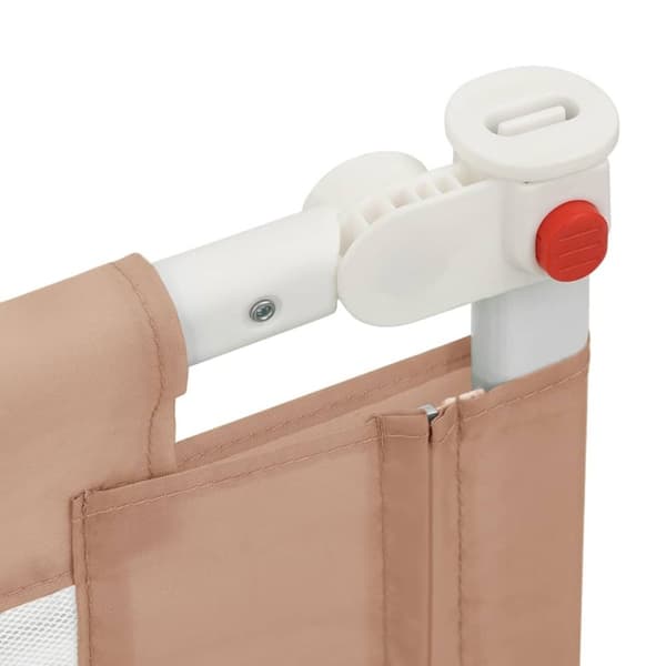 vidaXL sengehest 100x25 cm stof gråbrun -  Sengeheste