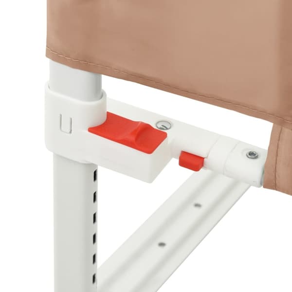 vidaXL sengehest 100x25 cm stof gråbrun -  Sengeheste
