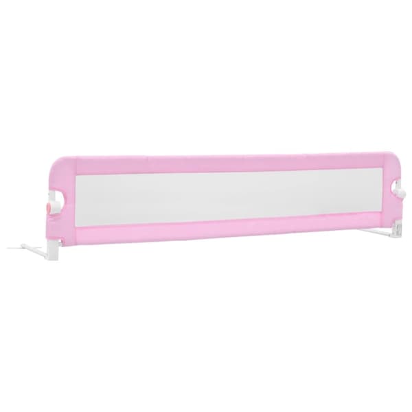 Sengeheste - Living sengegelænder til barneseng 180 x 42 cm polyester pink
