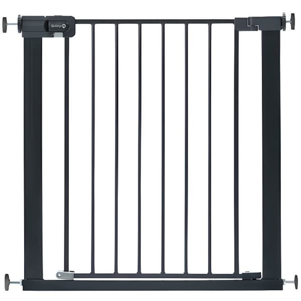Easy Close Metall barnsäkerhetsgrind - SAFETY 1ST - Justerbar från 73 till 80 cm - Antracit - Metall