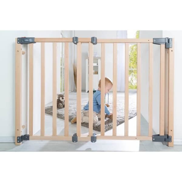 Safety Up Baby Safety Gate för dörr - ROBA - Justerbar bredd från 70 - 118,5 cm