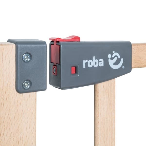 Safety Up Baby Safety Gate för dörr - ROBA - Justerbar bredd från 70 - 118,5 cm