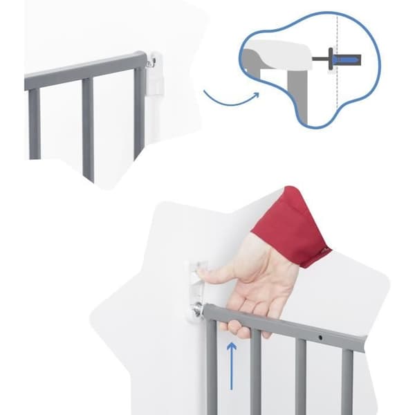 Badabulle Safety Gate Safe & Protect XL (60-107 cm)