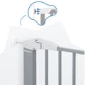 Miniatyrbild 3 av 4: BADABULLE Safe &amp; Lock Säkerhetsbarriär i metall - Portöppning - Tryckfixering - Metallgrå