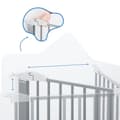 Miniatyrbild 4 av 4: BADABULLE Safe &amp; Lock Säkerhetsbarriär i metall - Portöppning - Tryckfixering - Metallgrå