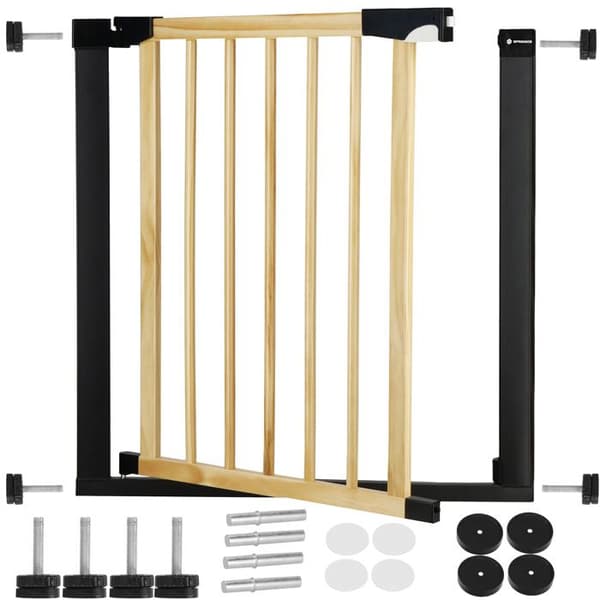 Springos® Barnsäkerhetsgrind - Trappor, Dörrar 75-82 cm