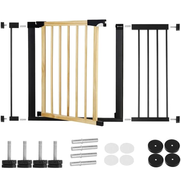 Springos® Säkerthetsgrind för Baby - Trappor, Dörrar 75-117 cm