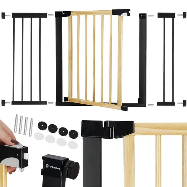 Springos® Säkerthetsskydd för Baby - Trappor, Dörrar 75-124 cm
