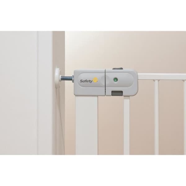 SAFETY 1ST Barnskyddsgrind 73-80cm, Vit, metall, Auto Close, 4 tryckpunkter