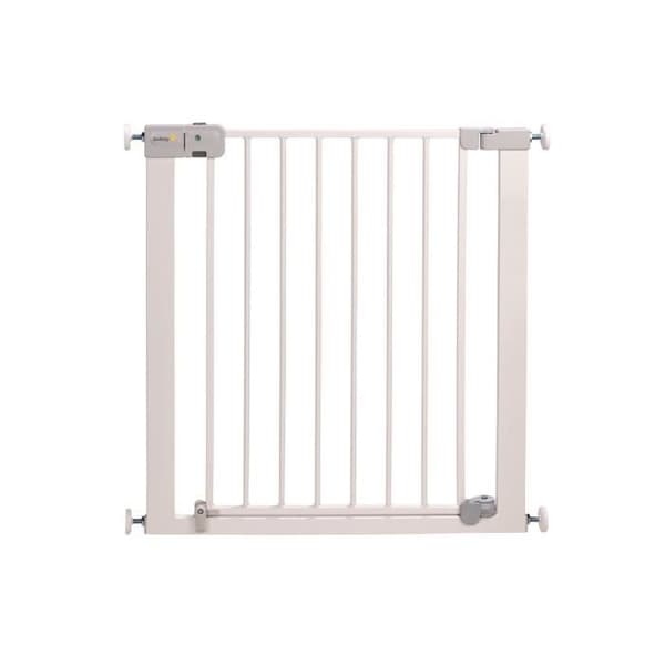 SAFETY 1ST Barnskyddsgrind 73-80cm, Vit, metall, Auto Close, 4 tryckpunkter