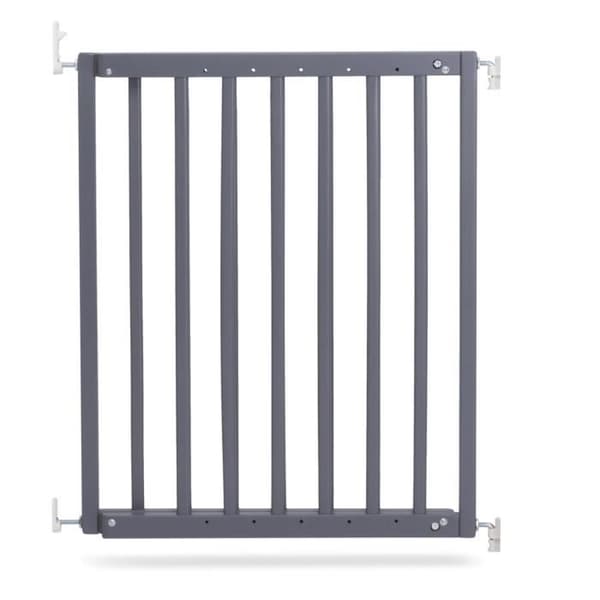 Safetots träskyddsgrind - Grå - 63,5 cm-105,5 cm - Justerbar - Svängbar