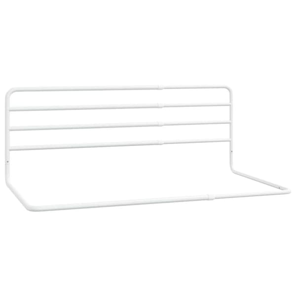 Sängskena för barn vit (76-137)x55 cm tyg