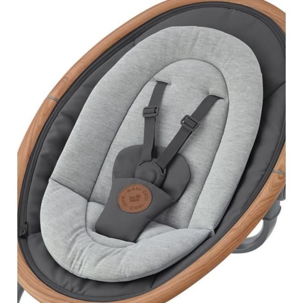 MAXI-COSI Cassia Elektrisk och musikalisk babygunga, från födseln till 6 månader, Essential Graphite