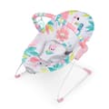 Miniatyrbild 1 av 6: BRIGHT STARTS Pink Flamingo Baby Bouncer, lugnande vibrationer, Activity Arch med interaktiva leksaker