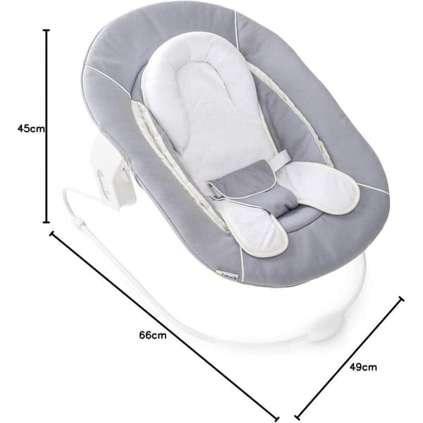 Hauck Alpha Bouncer 2in1 Bouncer - Stretch Grå - Baby - HAUCK - Grå - Nej - Stretch Grå - Nej - Blandat