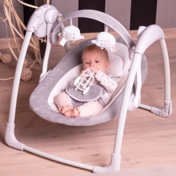 Bo Jungle Baby Bouncer B-Portable Dolphy Grey