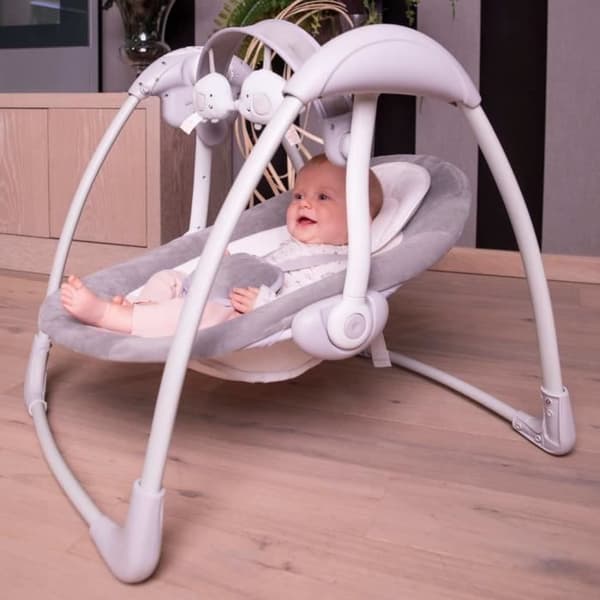 Bo Jungle Baby Bouncer B-Portable Dolphy Grey