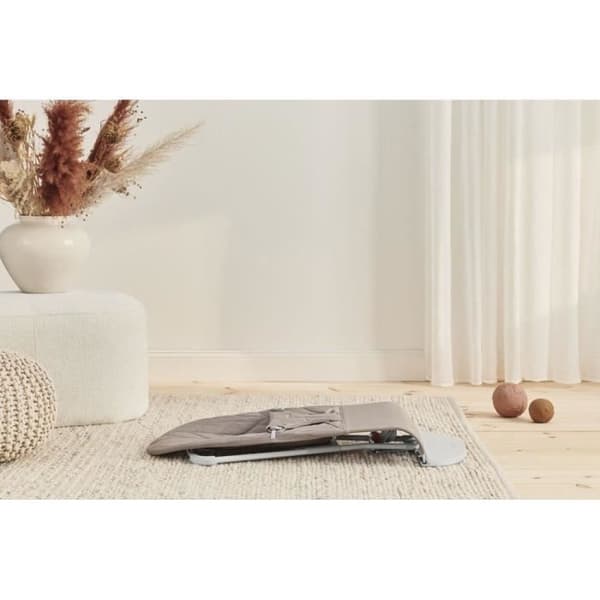 BabyBjörn Bouncer Bliss Cotton Woven Petal Duvet Sand Grey