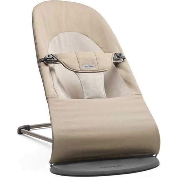 BABYBJÖRN Bliss Solstol Mörkgrå struktur Bomull Khaki Beige