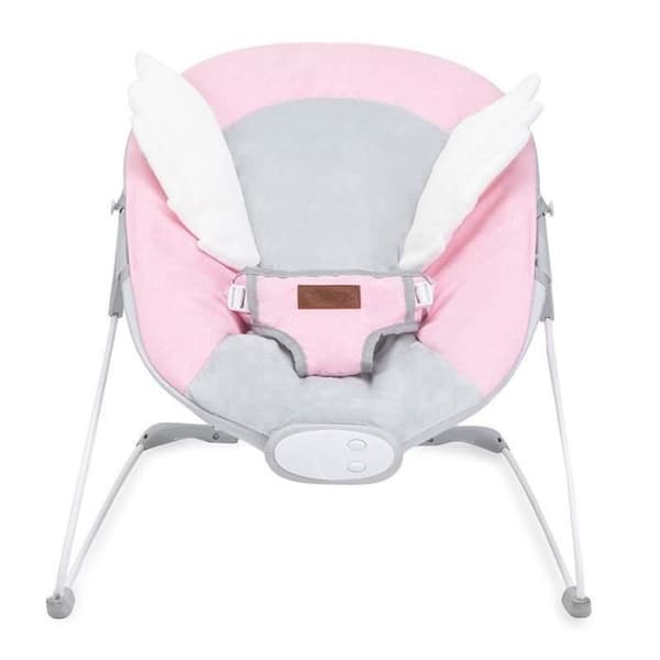 MoMi TULI - Babystudsare - 8 melodier - 3 vibrationslägen - leksaksbåge - Rosa