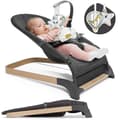 Miniatyrbild 1 av 4: LIONELO June babystol - Naturlig gungrörelse - Lätt och stabil - Grå