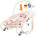 Miniatyrbild 1 av 5: Bungee Deluxe babyvakt - HAUCK - Nalle Puh - Med leksaksbåge - Musikal - Beige