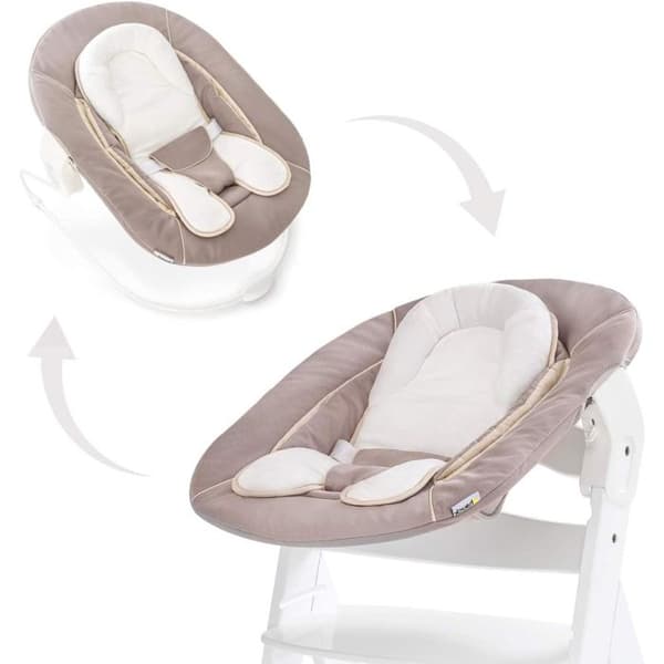 Solstol - HAUCK - Alpha Bouncer 2in1 - Bekväm och säker - Stretchbeige