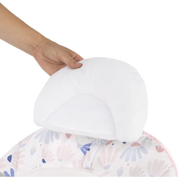 INGENUITY Bouncer Keep Cozy - 3 i 1 - 53 x 65 x 51 cm - Grå och rosa - Från födseln