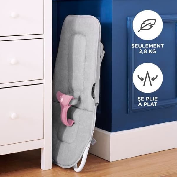 KINDERKRAFT FELIO 2 2-i-1 gungstol - rosa